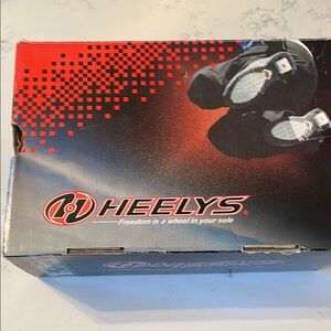 Heelys Atomic Black and Gray Shoe Box